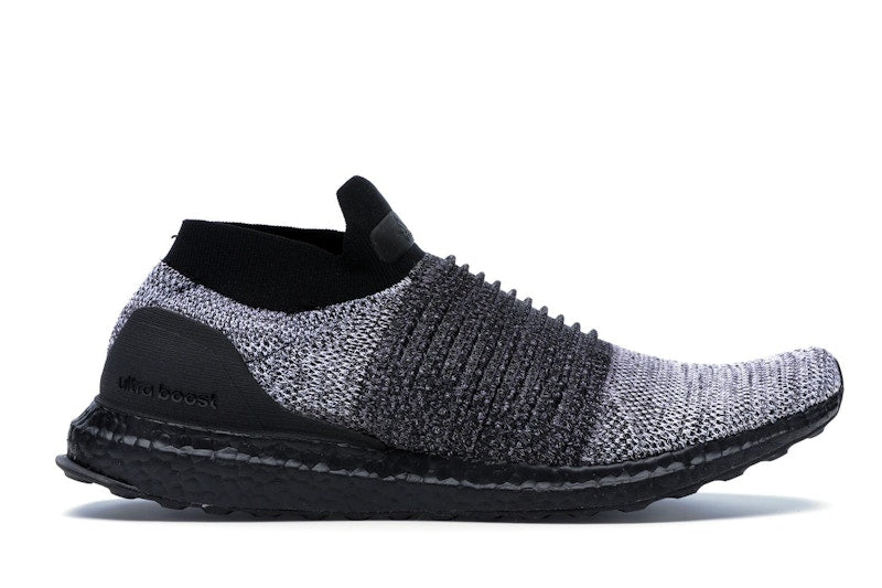 adidas Ultra Boost Laceless Mid Black Oreo