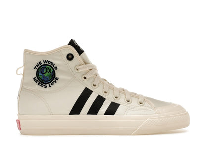 adidas Nizza Hi RF André Saraiva The World Needs Love Cream