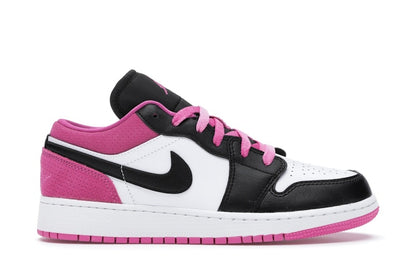 Jordan 1 Low Black Active Fuchsia (GS)