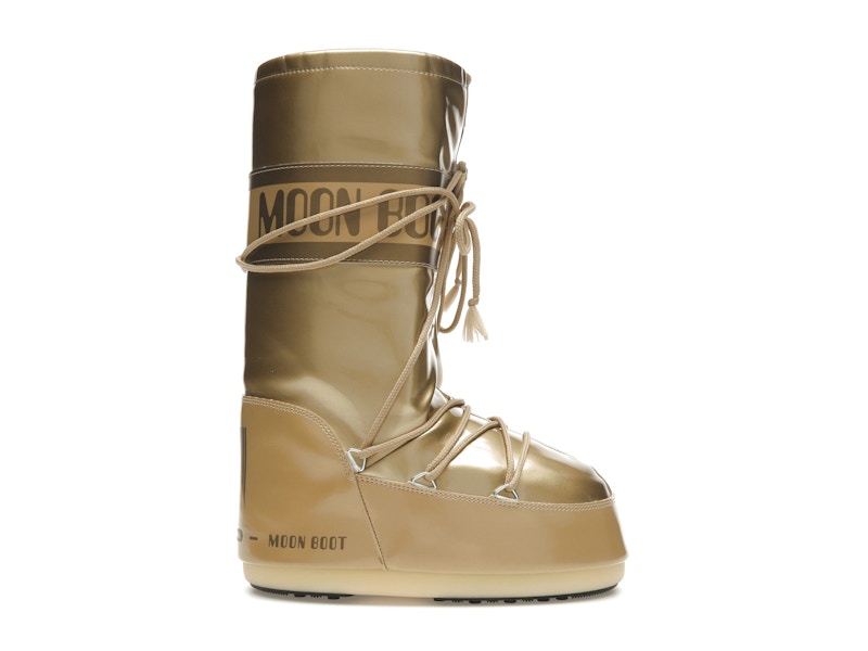 Moon Boot Icon Vinile Boot Metallic Gold