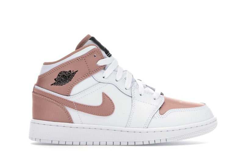Jordan 1 Mid White Rose Gold (GS)
