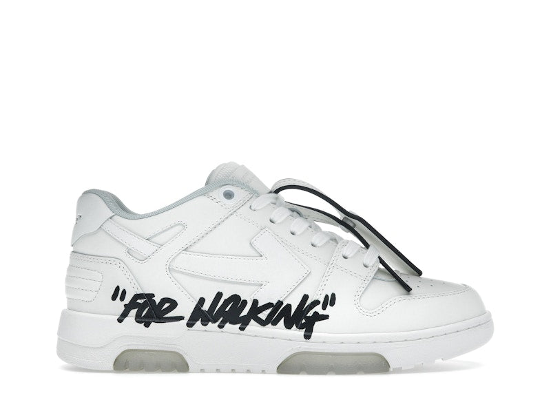 OFF-WHITE Out Of Office OOO Low Tops For Walking White Black (Women's)
