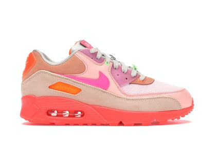 Nike Air Max 90 PRM Platinum Crimson/Bright Purple (Women's)