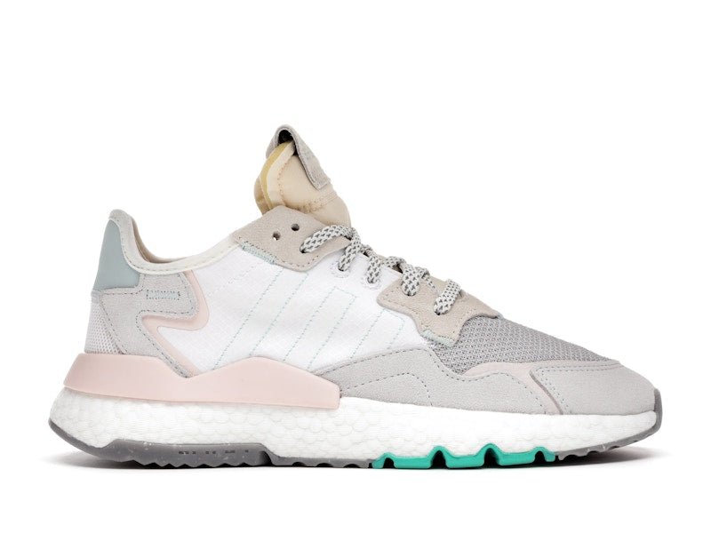 adidas Nite Jogger White Mint Pink (Women's)