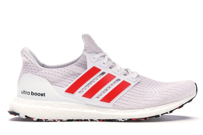adidas Ultra Boost 4.0 Cloud White Active Red