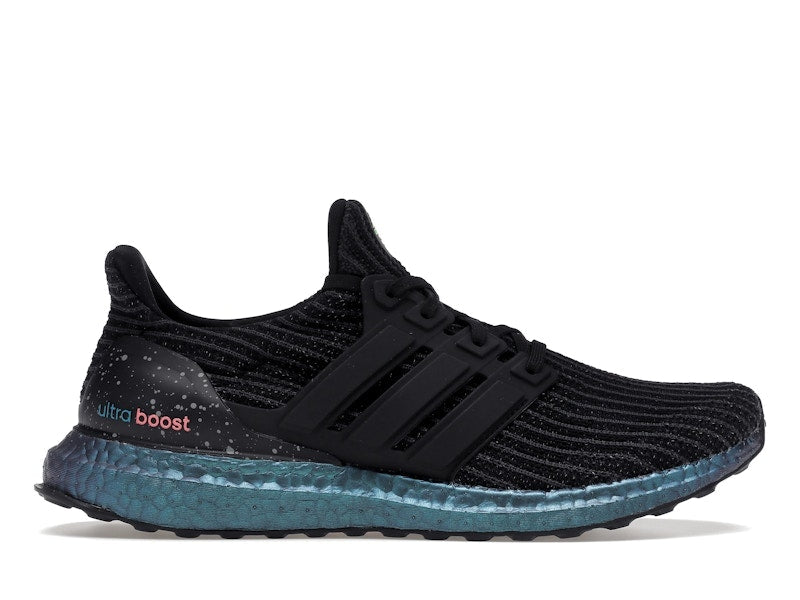 adidas Ultra Boost Black Green Zest