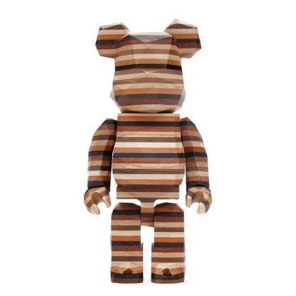 Bearbrick Karimoku Fragment Polygon-Horizon 400% Wood