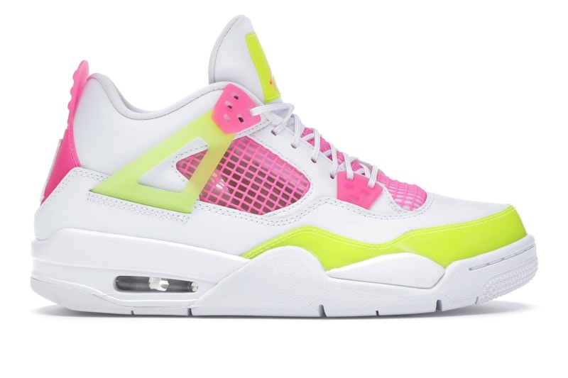 Jordan 4 Retro White Lemon Pink (GS)