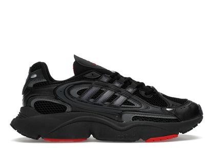 adidas Ozmillen Core Black Grey Better Scarlet