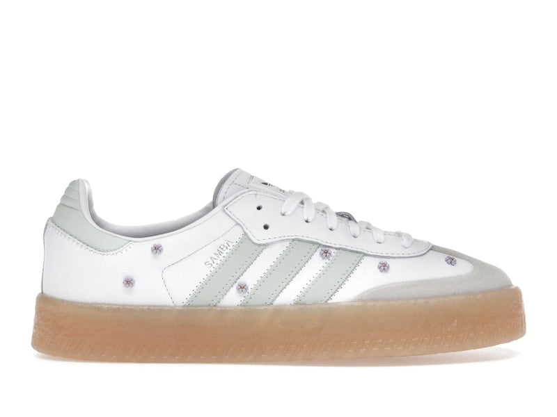 adidas Sambae Floral White Linen Green Gum (Women's)