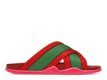 Gucci Web Slide Pink Rubber (Women's)