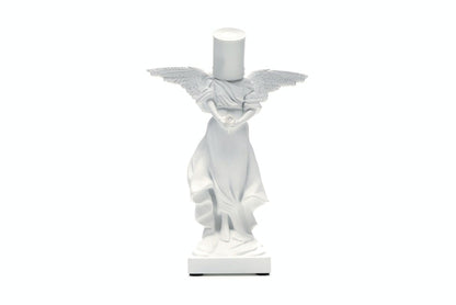 Banksy Bucket On Head Figure White