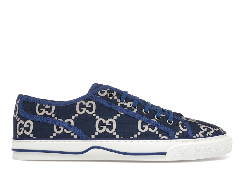 Gucci Tennis 1977 Low GG Monogram Blue