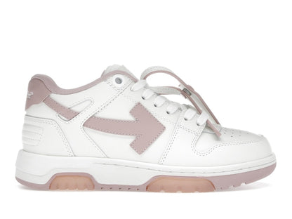 OFF-WHITE Out Of Office OOO Low Tops White Pink (Women's)