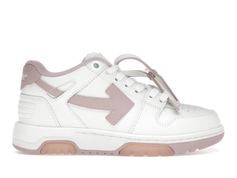 OFF-WHITE Out Of Office OOO Low Tops White Pink (Women's)