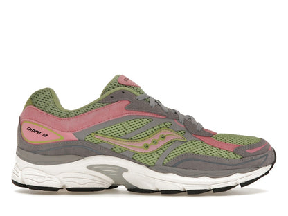 Saucony ProGrid Omni 9 Premium Grey Green Pink