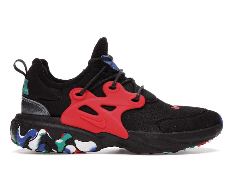 Nike React Presto Black Red Multicolor (GS)