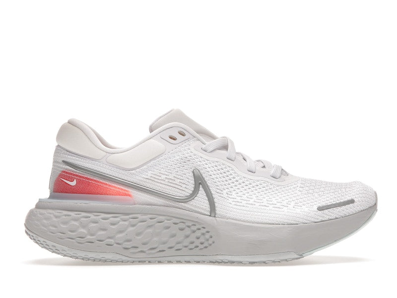 Nike ZoomX Invincible Run Flyknit White Pure Platinum Chile Red
