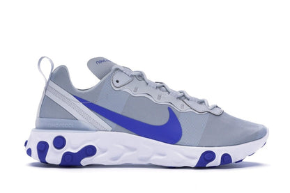 Nike React Element 55 Pure Platinum Racer Blue