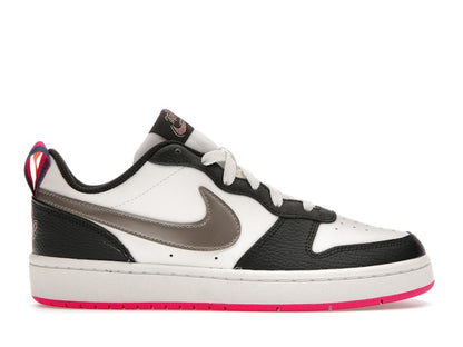 Nike Court Borough Low 2 Off Noir Pink Prime (GS)