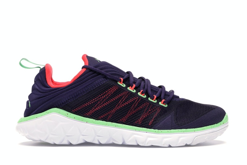 Jordan Flight Flex Trainer Ink/Lt Psn Green-Infrrd 23-White