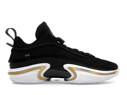Jordan 36 Low PF Black Gold (White Sole)