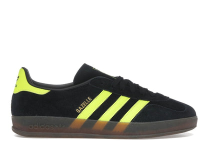 adidas Gazelle Indoor Core Black Solar Yellow Cloud White