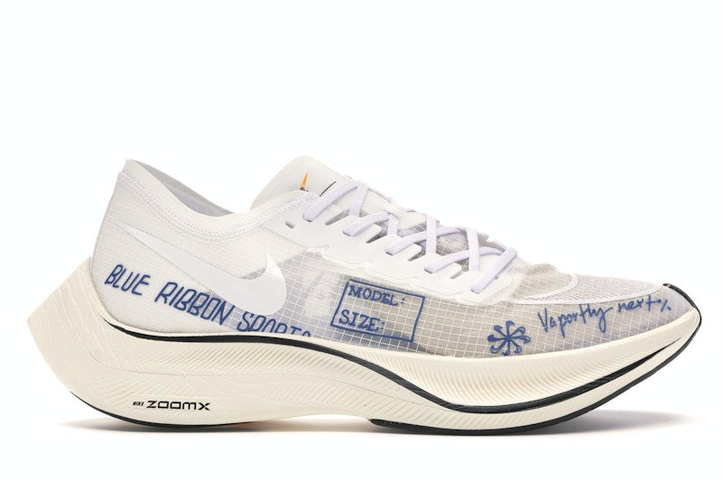 Nike ZoomX Vaporfly Next% Blue Ribbon Sports White