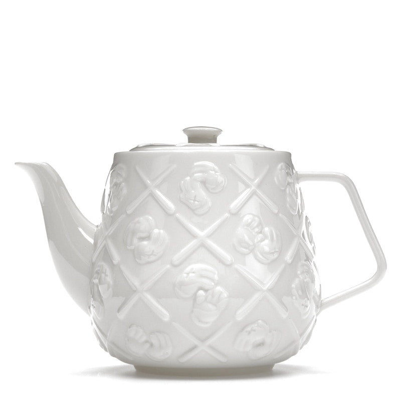 KAWS Ceramic Teapot White