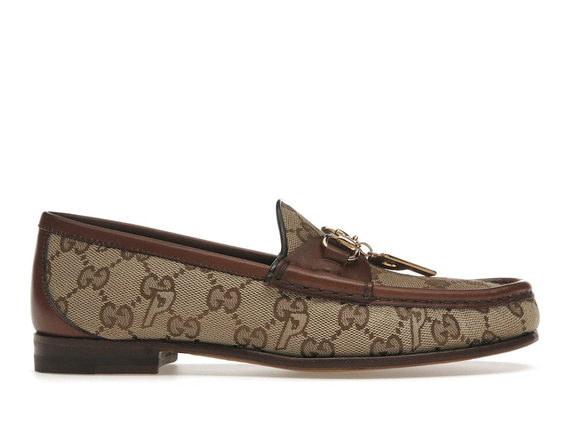 Palace x Gucci GG-P Canvas Horsebit P Charm Beige
