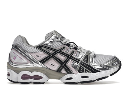 ASICS Gel-Nimbus 9 White Black Light Pink (Women's)