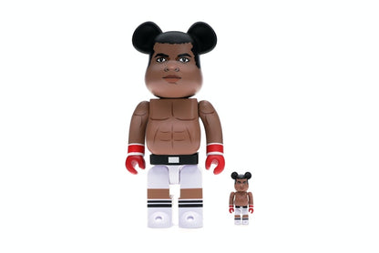 Bearbrick Muhammad Ali 100% & 400% Set Brown