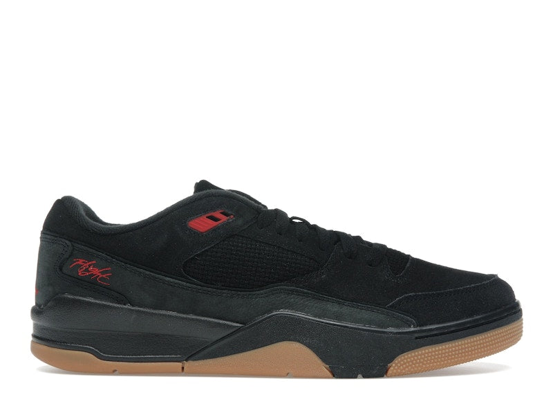 Jordan Flight Court Black Red