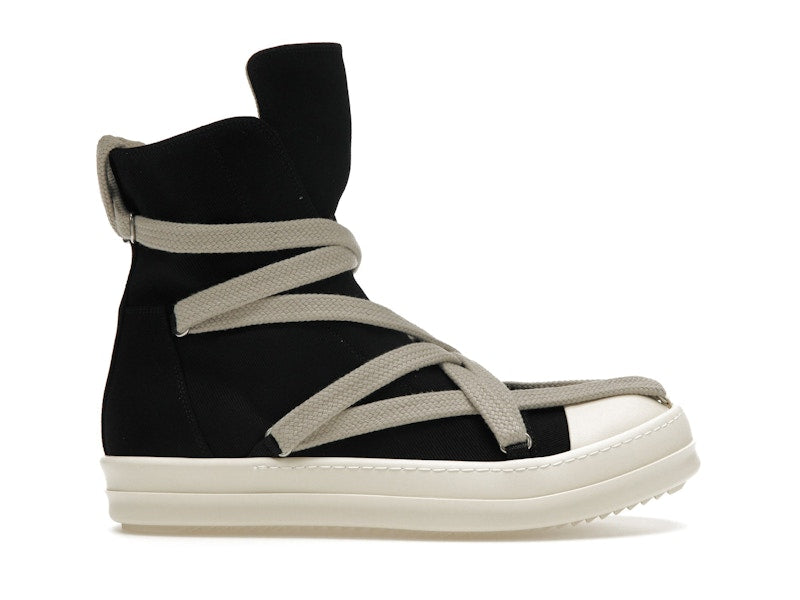 Rick Owens DRKSHDW Hexa High Black Pearl Milk Fat Lace
