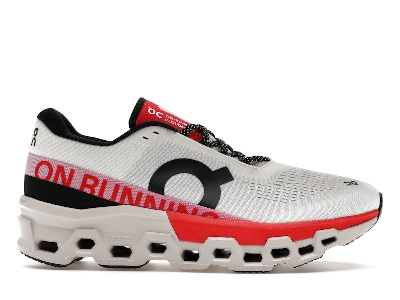 On Running Cloudmonster 2 Ivory Silver Red