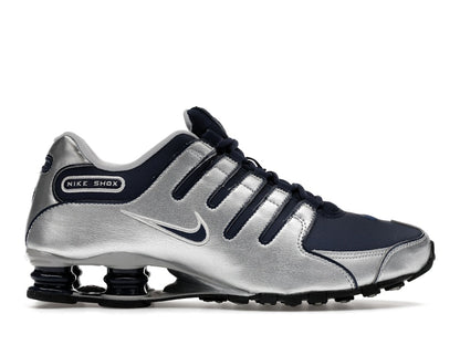 Nike Shox NZ Midnight Navy Metallic Silver