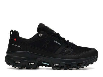 On Running Cloudrock Low Waterproof All Black