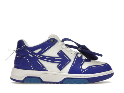 OFF-WHITE Out Of Office Sartorial Stitching White Dark Blue (Women's)