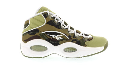 Reebok Question Mid mita sneakers X Bape 1st Camo