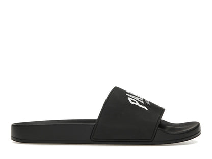 Balenciaga City Pool Slide Paris Black