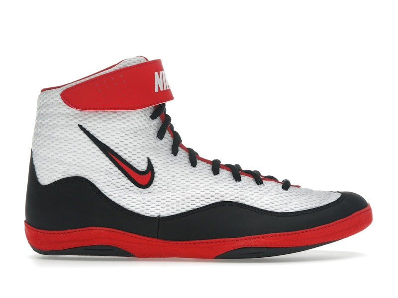 Nike Inflict White Black University Red