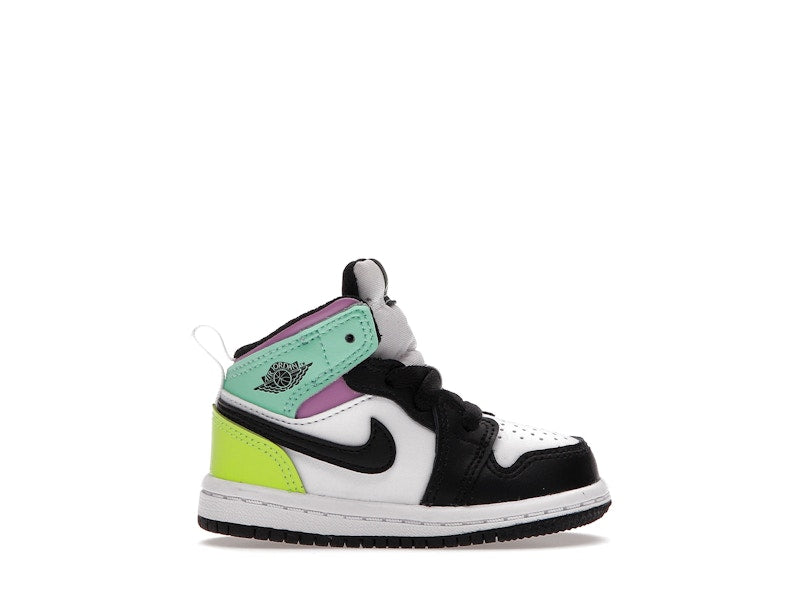 Jordan 1 Mid Pastel Black Toe (TD)