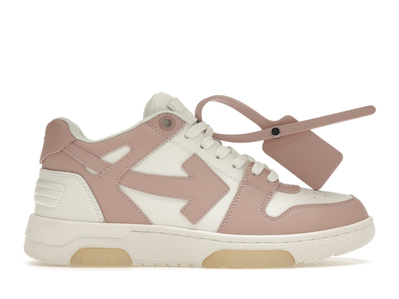 OFF-WHITE Out Of Office "OOO" Low Tops White Pink (Women's)