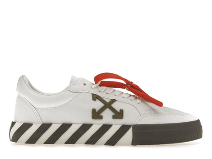 OFF-WHITE Vulcanized Low White Khaki Canvas