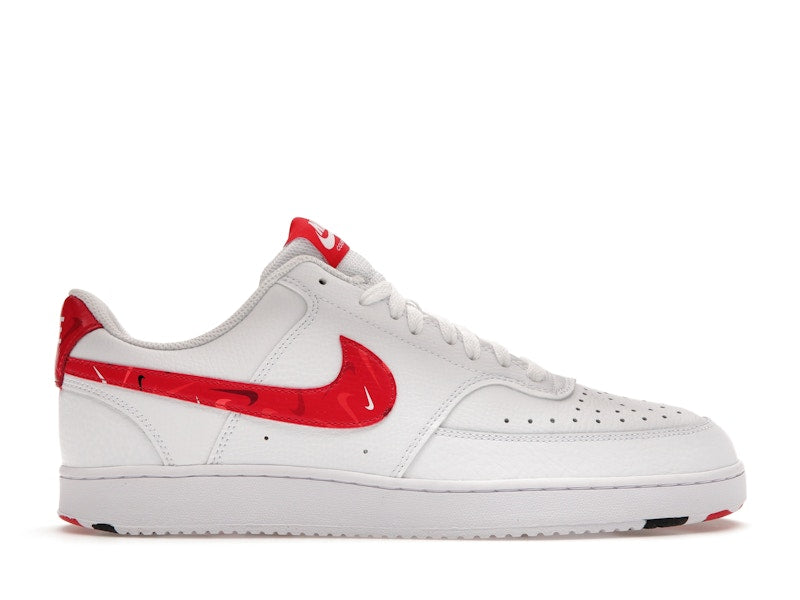 Nike Court Vision Low Swoosh Print Red