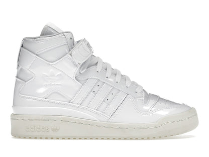 adidas Forum Mid Triple White Patent Leather (Women's)
