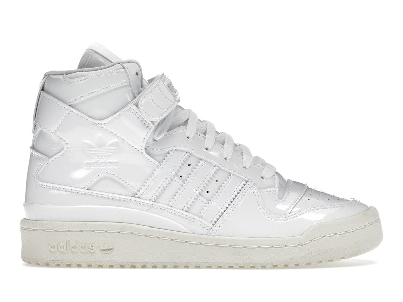 adidas Forum Mid Triple White Patent Leather (Women's)