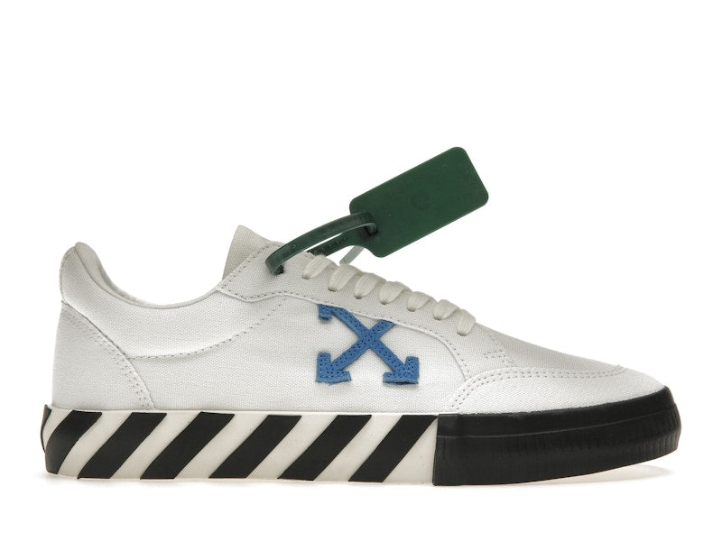 OFF-WHITE Low Vulcanized Canvas White Blue