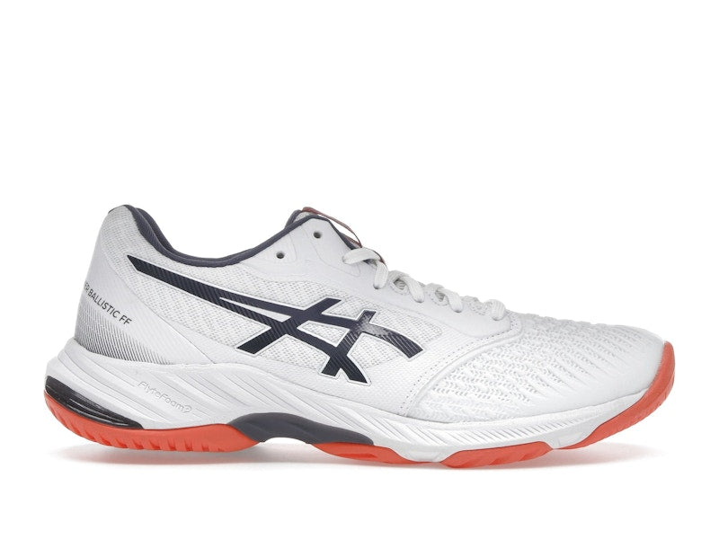 ASICS Netburner Ballistic FF 3 White Indigo Fog