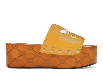 Gucci x Adidas GG Clog Yellow (Women's)